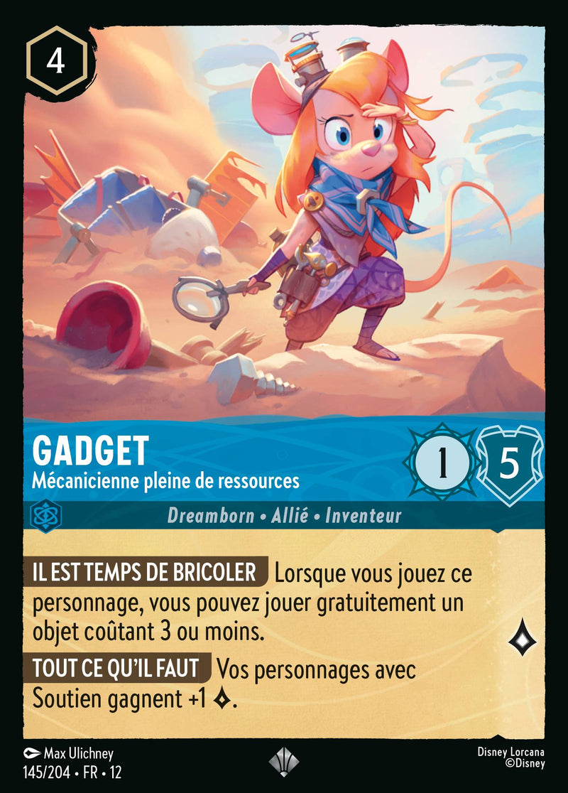 145/204 - Gadget - Mécanicienne pleine de ressources
