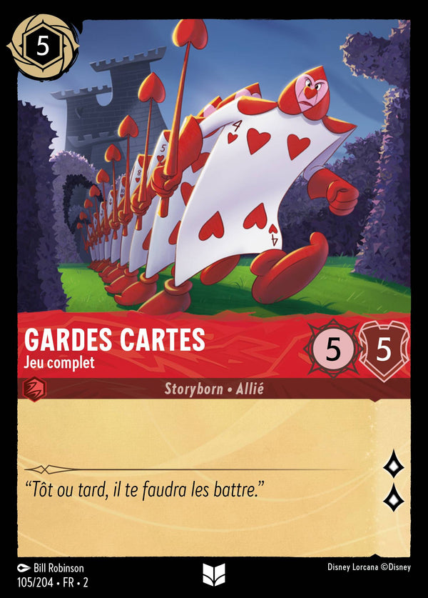 Gardes cartes - Jeu complet — Carte Disney Lorcana 105 L'Ascension des Floodborn