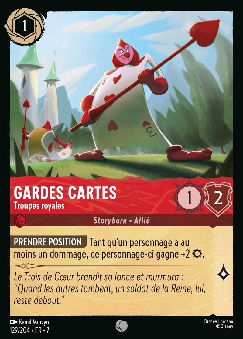 129/204 - Gardes cartes - Troupes royales