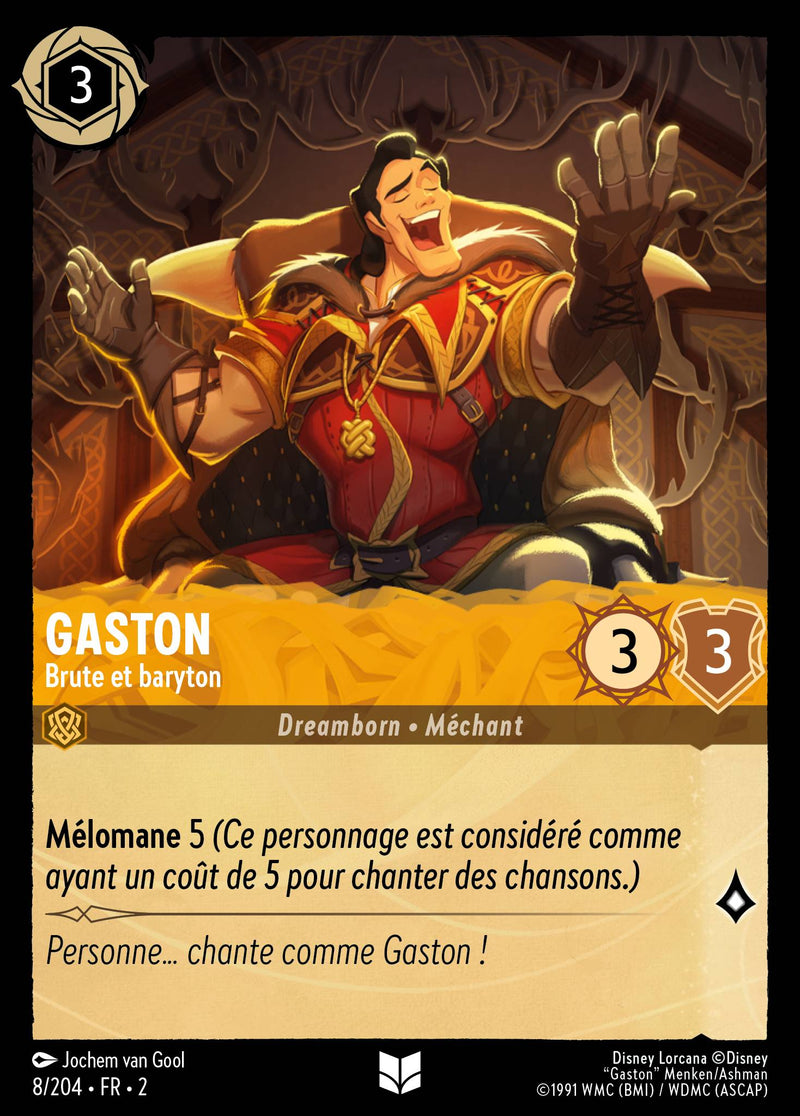 008/204 - Gaston - Brute et baryton