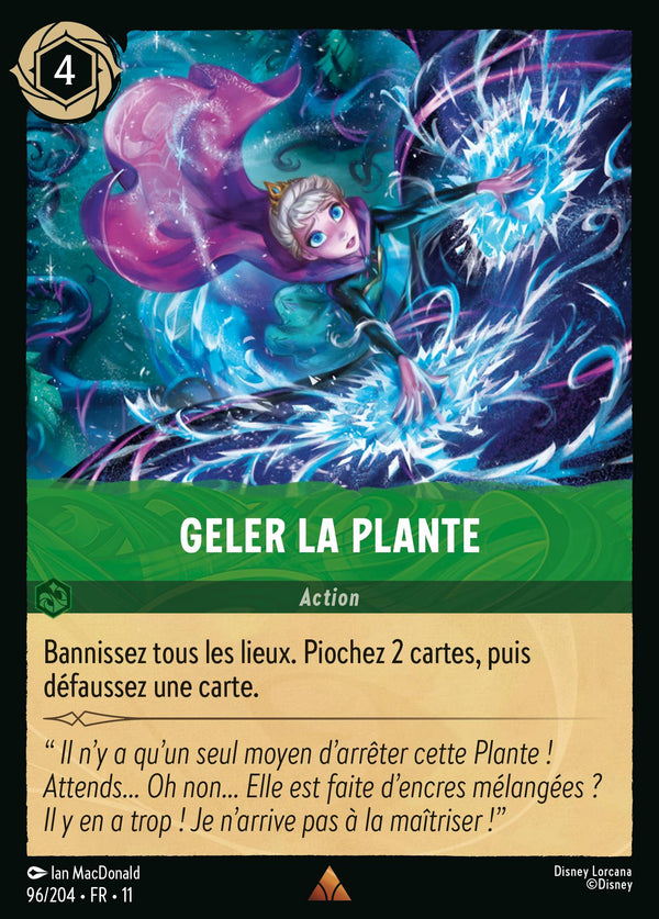 Geler la Plante — Carte Disney Lorcana 96 Givresort