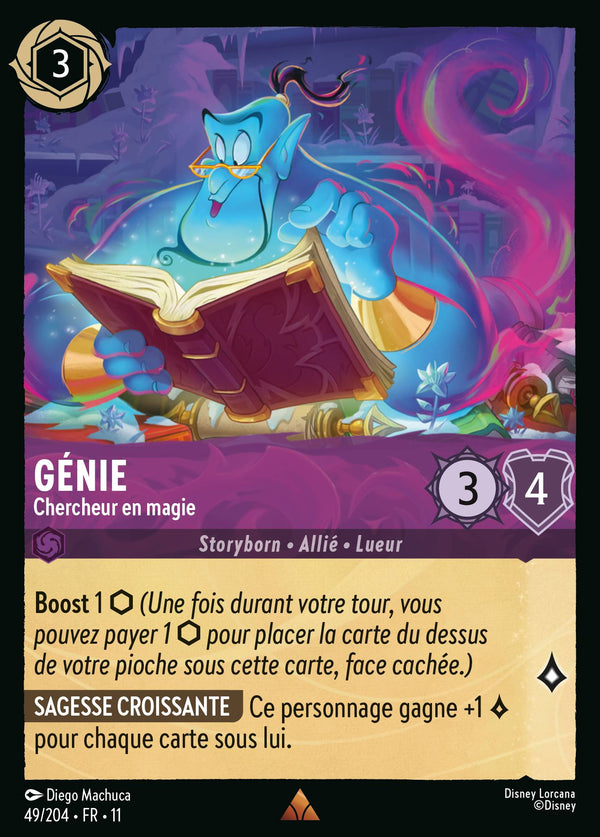 Génie - Chercheur en magie — Carte Disney Lorcana 49 Givresort