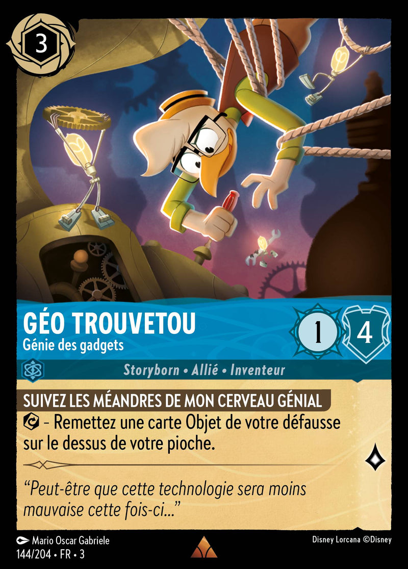144/204 - Géo Trouvetou - Génie des gadgets