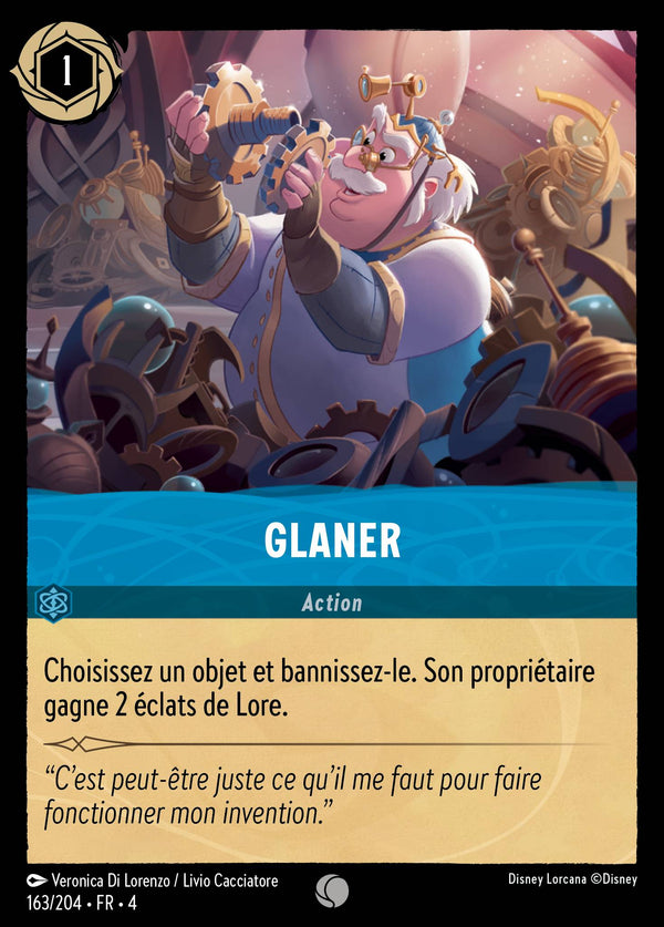 Glaner — Carte Disney Lorcana 163 Le Retour d'Ursula