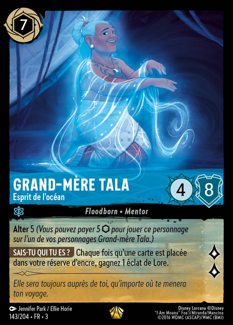 143/204 - Grand-mère Tala - Esprit de l'océan