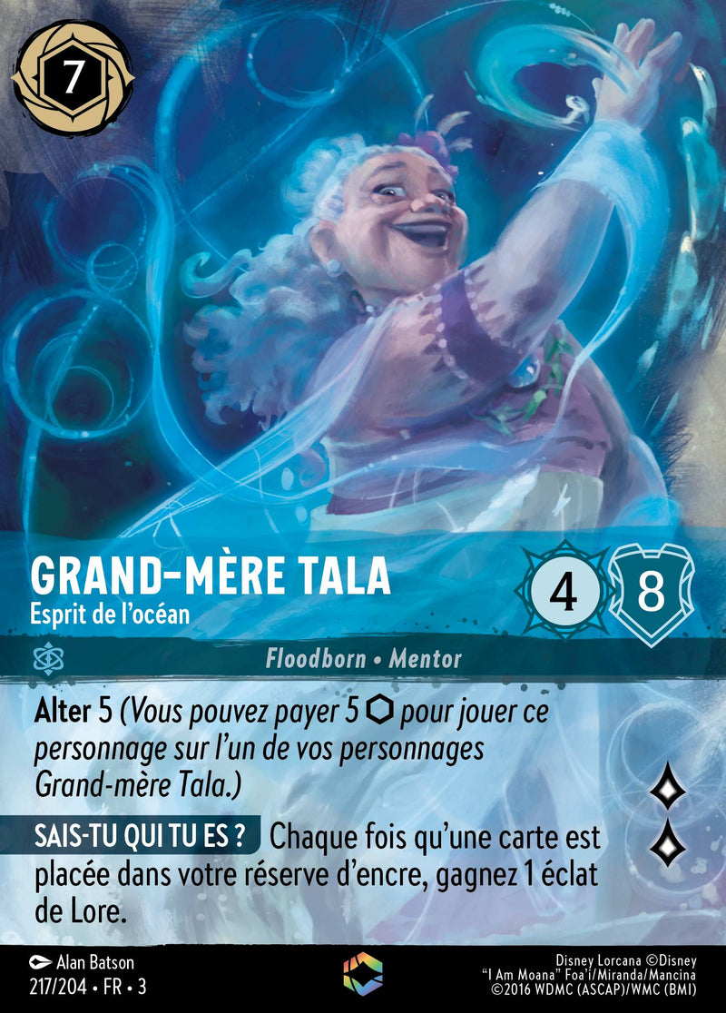 217/204 - Grand-mère Tala - Esprit de l'océan