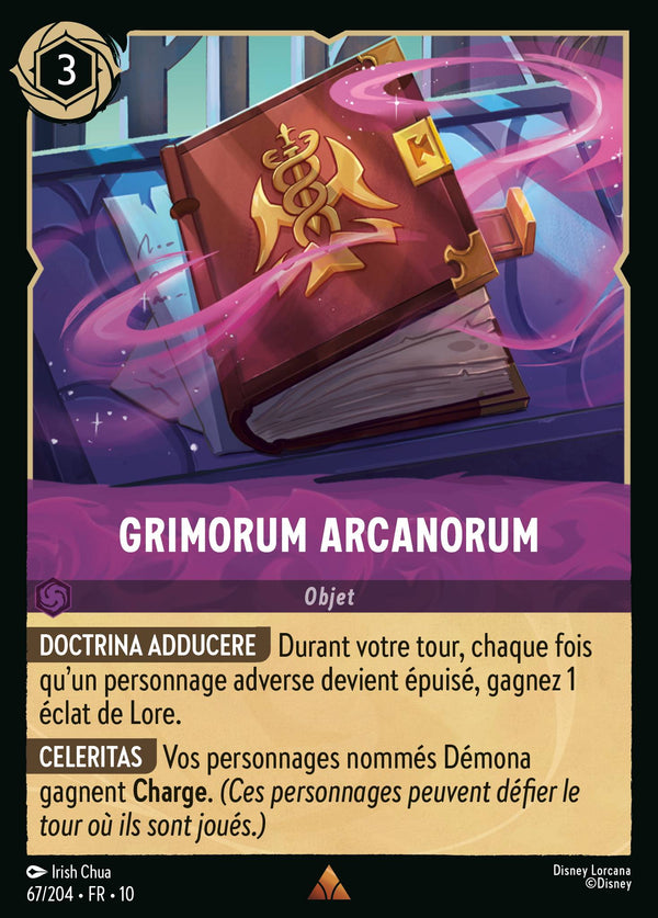 Grimorum Arcanorum — Carte Disney Lorcana 67 Lueurs dans les Profondeurs