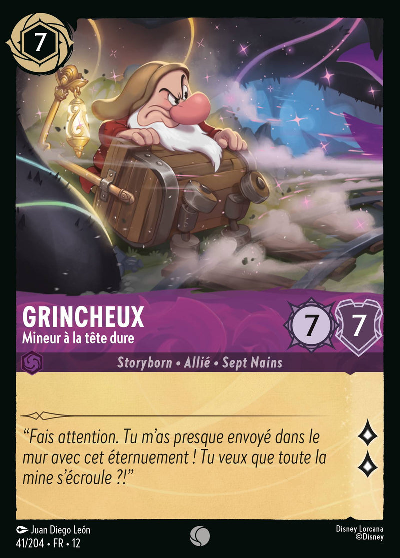 041/204 - Grincheux - Mineur à la tête dure