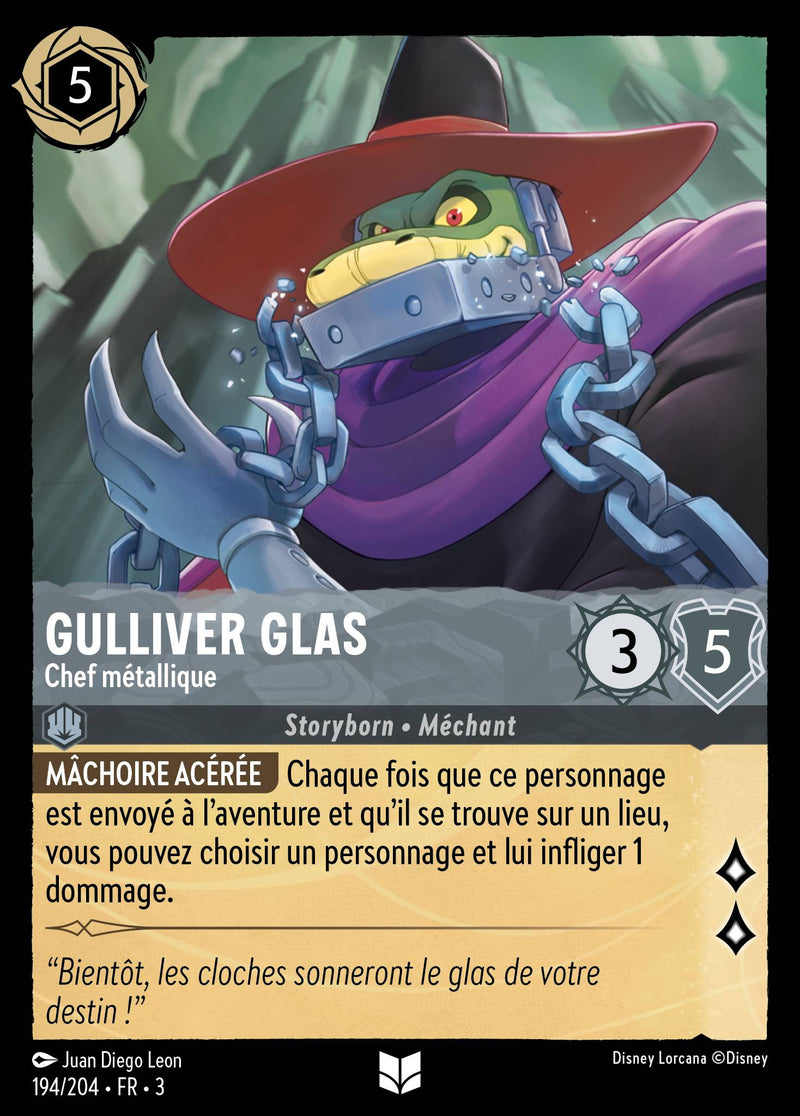 194/204 - Gulliver Glas - Chef métallique