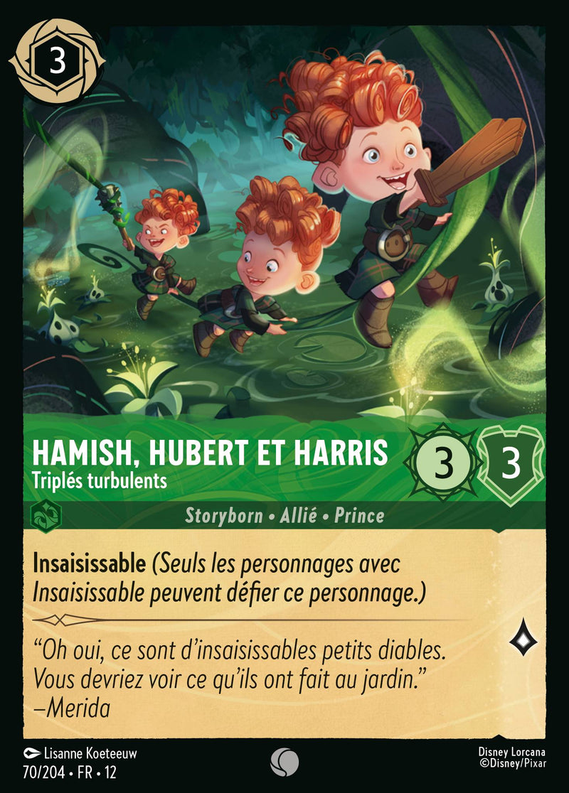 070/204 - Hamish, Hubert et Harris - Triplés turbulents