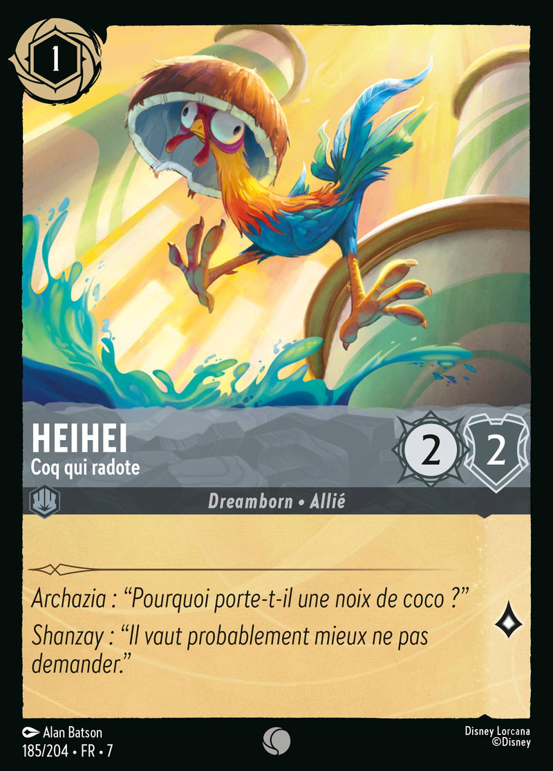 185/204 - Heihei - Coq qui radote