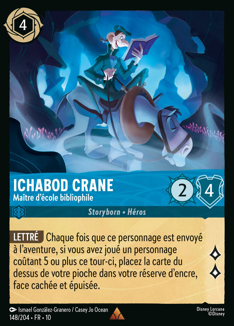 148/204 - Ichabod Crane - Maître d'école bibliophile