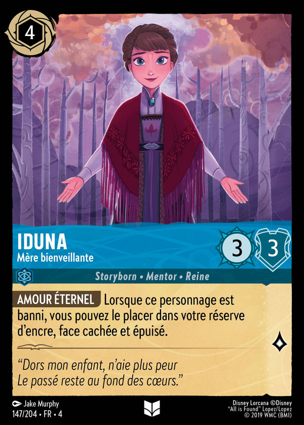 Iduna - Mère bienveillante — Carte Disney Lorcana 147 Le Retour d'Ursula