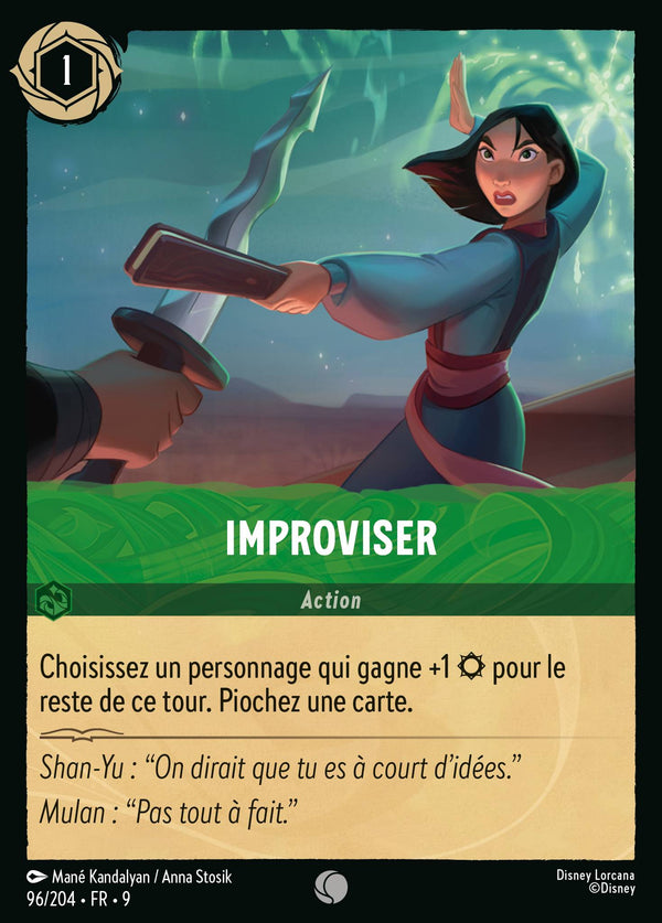Improviser — Carte Disney Lorcana 96 Fabuleux