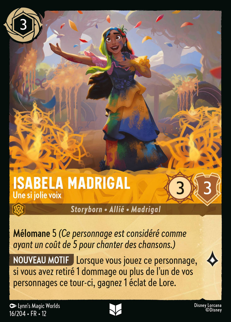 016/204 - Isabela Madrigal - Une si jolie voix