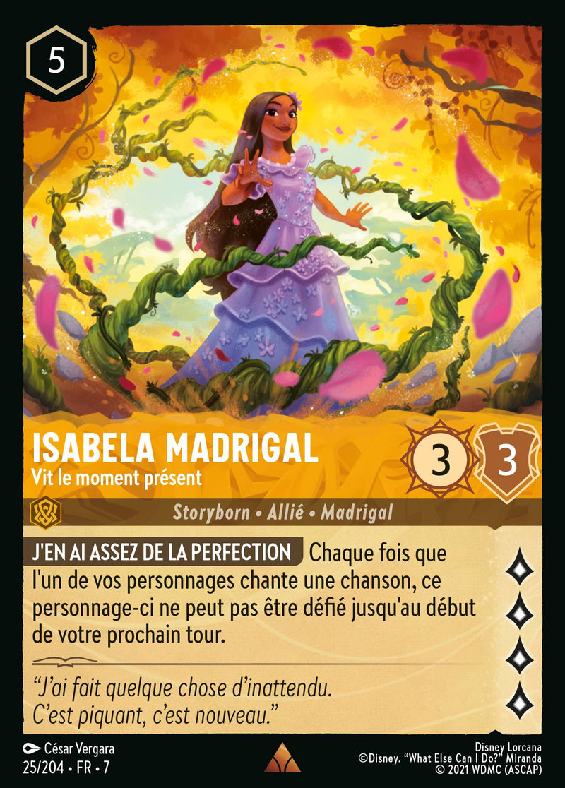 025/204 - Isabela Madrigal - Vit le moment présent