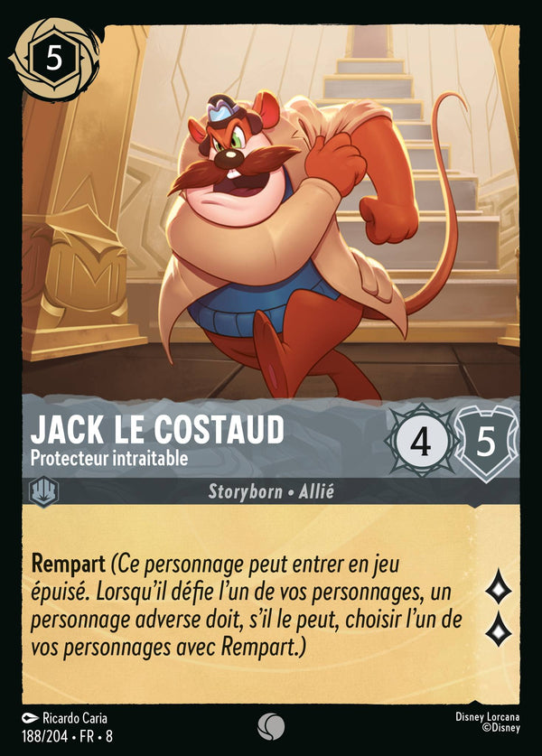 Jack le Costaud - Protecteur intraitable — Carte Disney Lorcana 188 Le Règne de Jafar