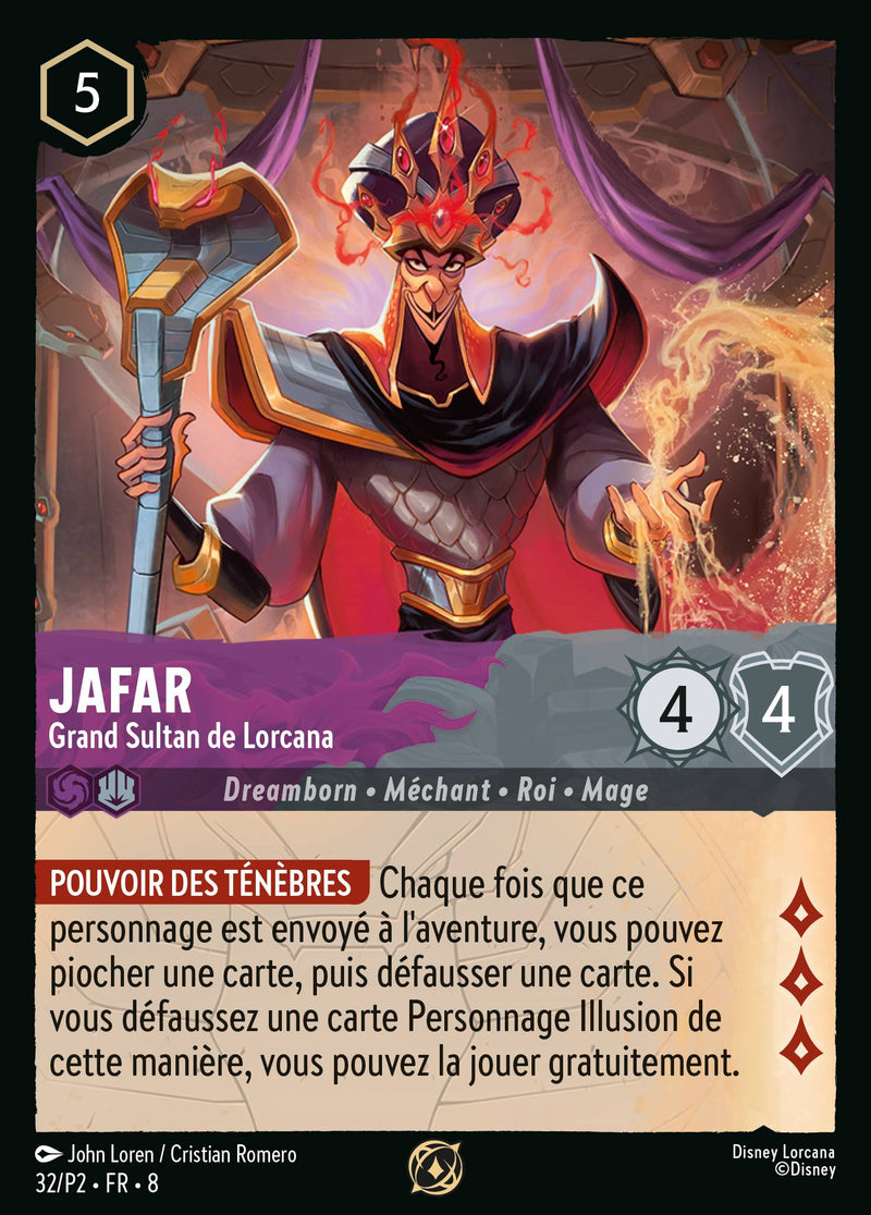 032/204 - Jafar - Grand Sultan de Lorcana