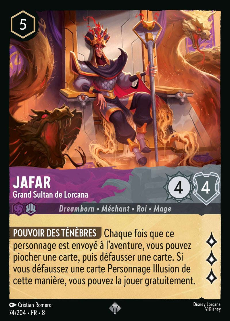 074/204 - Jafar - Grand Sultan de Lorcana