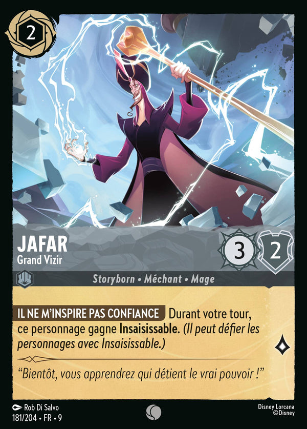 Jafar - Grand Vizir — Carte Disney Lorcana 181 Fabuleux