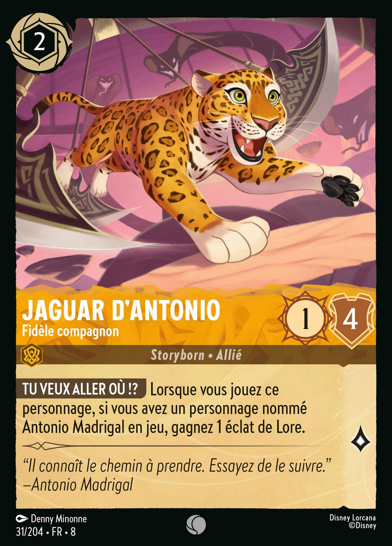 031/204 - Jaguar d'Antonio - Fidèle compagnon