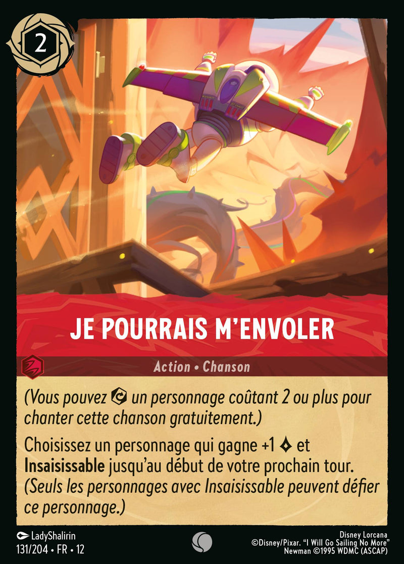 131/204 - Je pourrais m'envoler