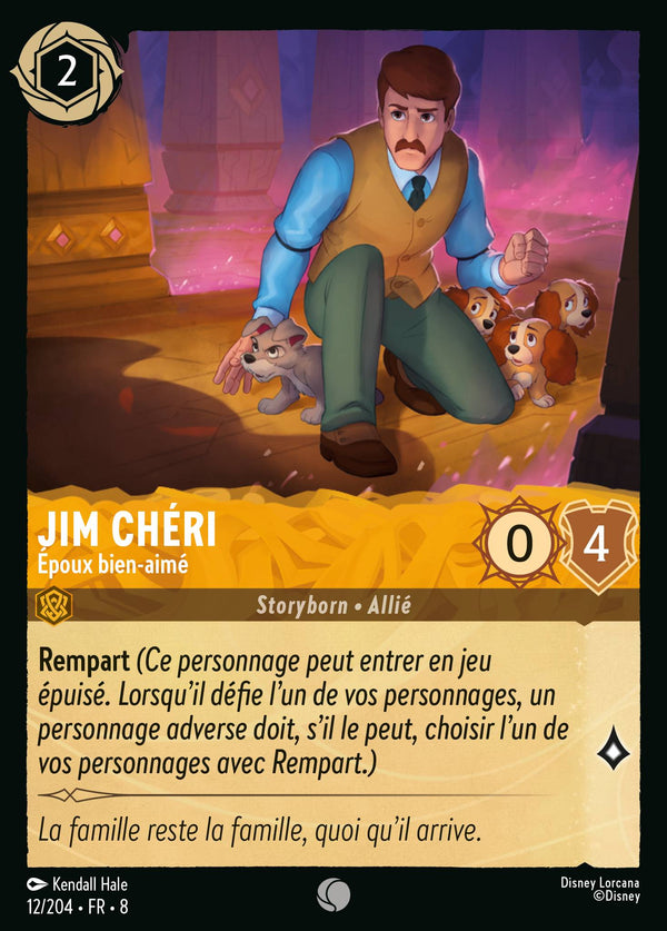 Jim Chéri - Époux bien-aimé — Carte Disney Lorcana 12 Le Règne de Jafar