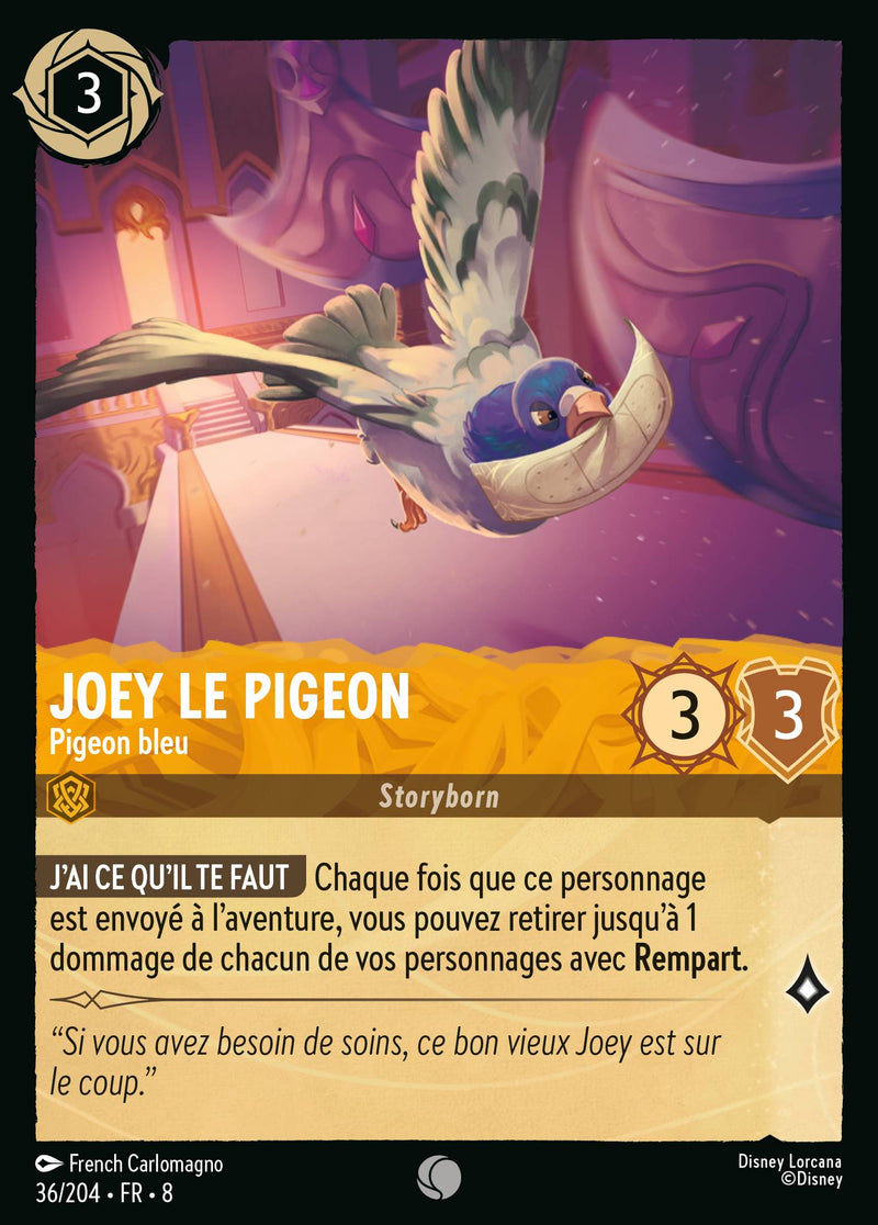036/204 - Joey le pigeon - Pigeon bleu