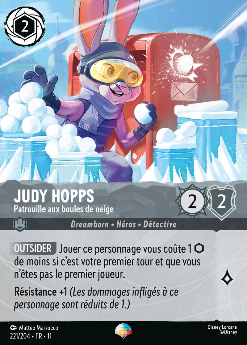 221/204 - Judy Hopps - Patrouille aux boules de neige