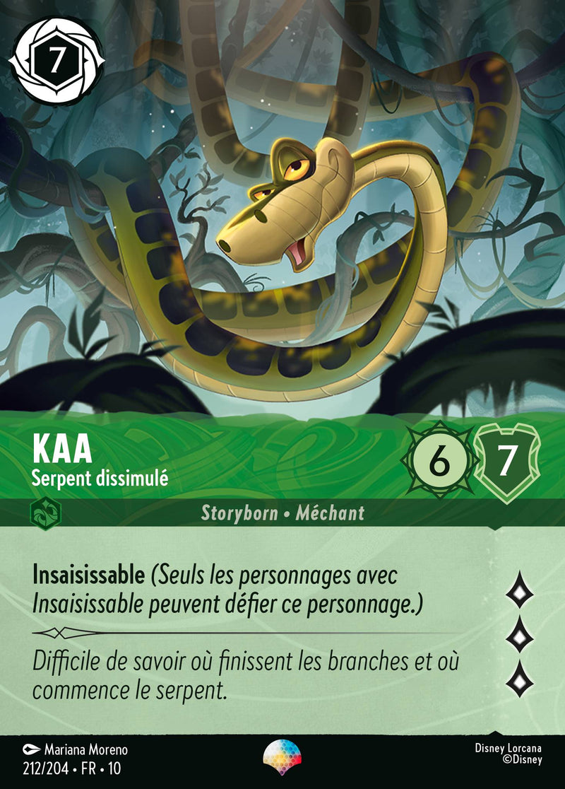212/204 - Kaa - Serpent dissimulé