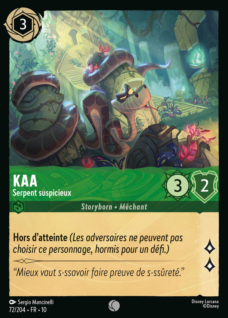 072/204 - Kaa - Serpent suspicieux