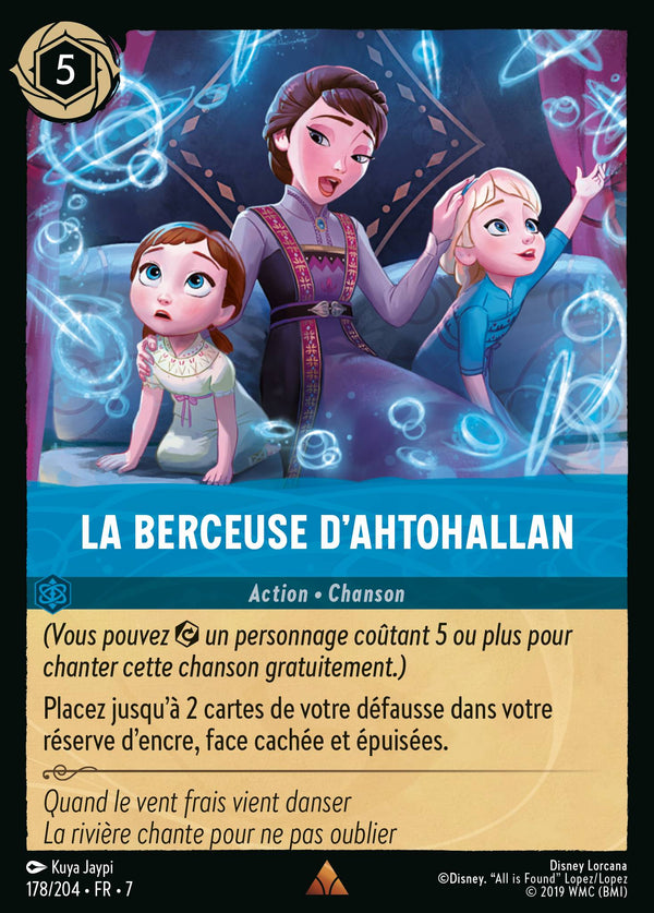 La berceuse d'Ahtohallan — Carte Disney Lorcana 178 L'île d'Archazia