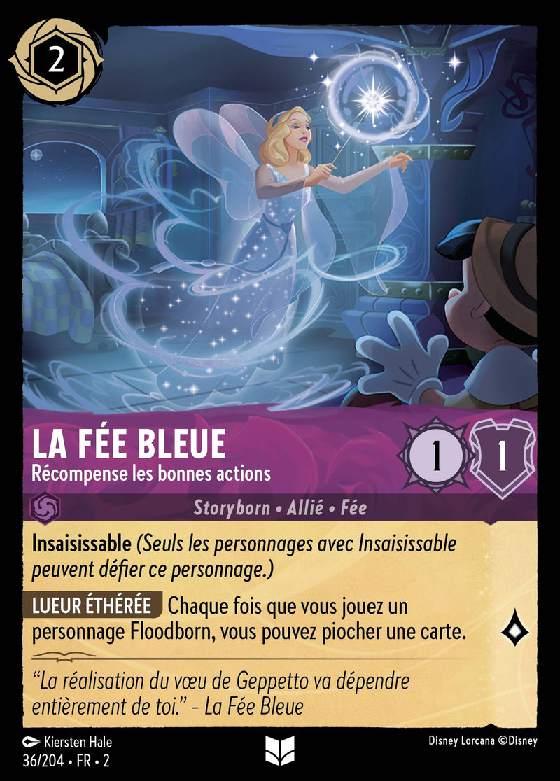 036/204 - La Fée Bleue - Récompense les bonnes actions