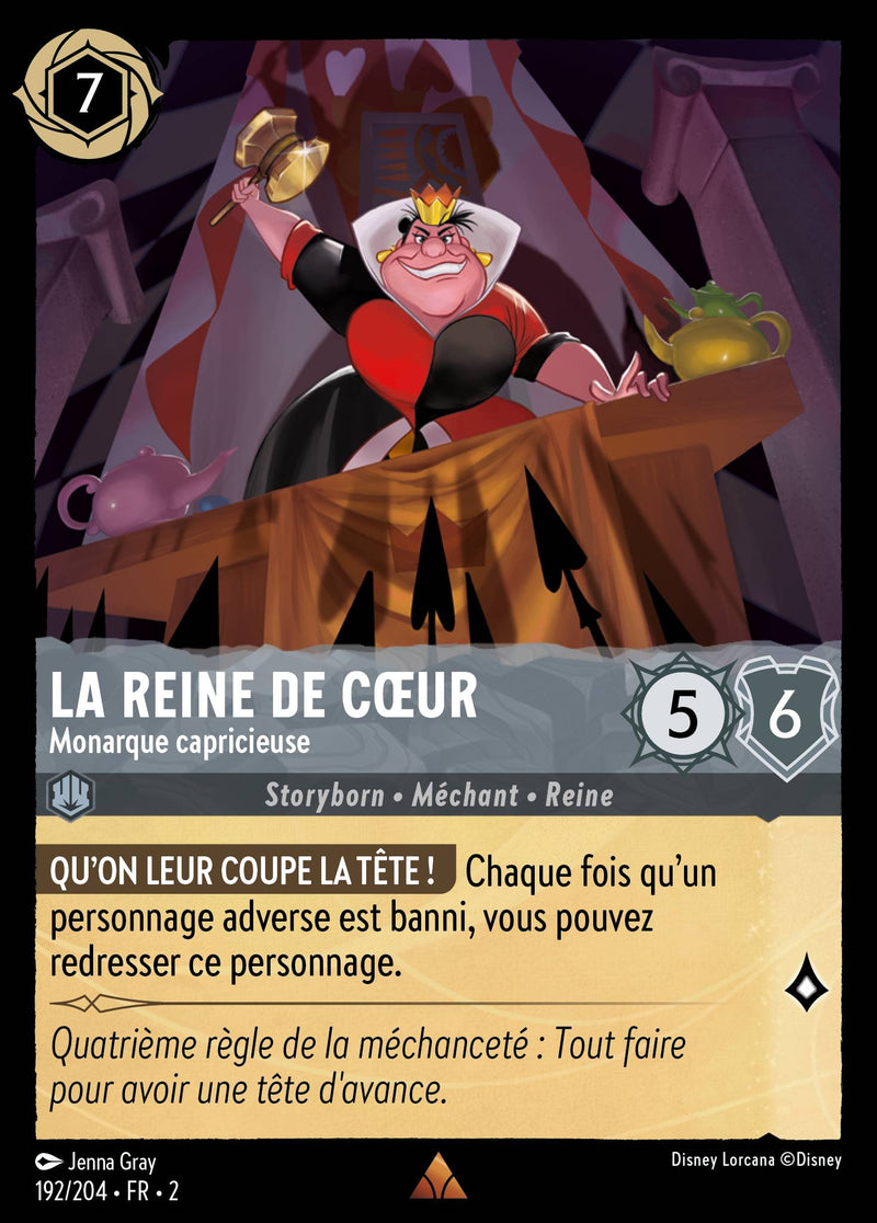 192/204 - La Reine de Cœur - Monarque capricieuse