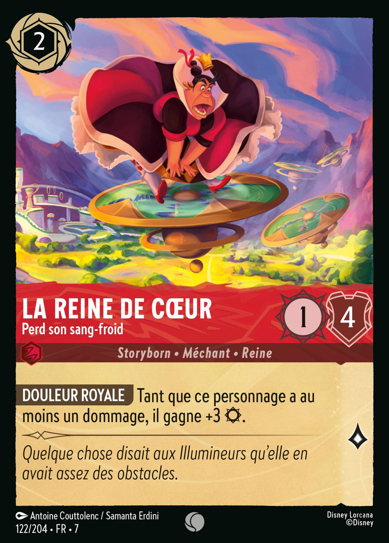 122/204 - La Reine de Cœur - Perd son sang-froid