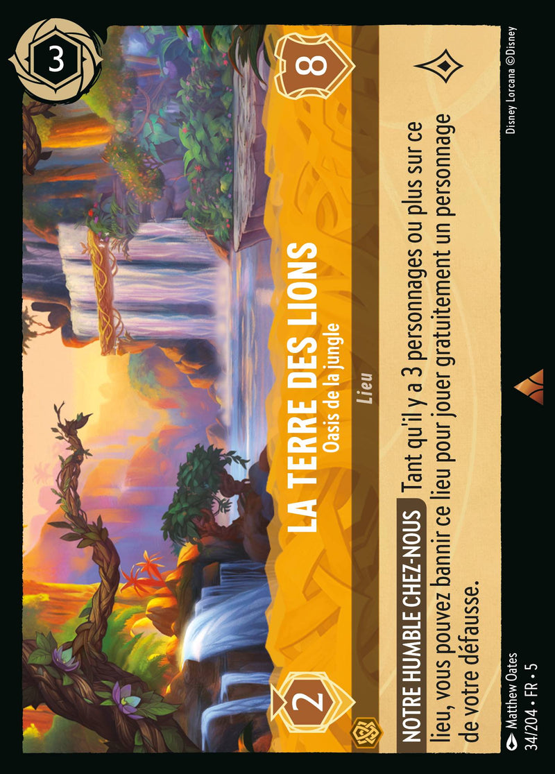 034/204 - La Terre des Lions - Oasis de la jungle
