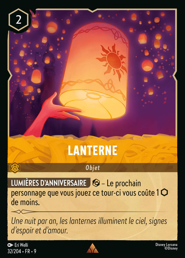 Lanterne — Carte Disney Lorcana 32 Fabuleux