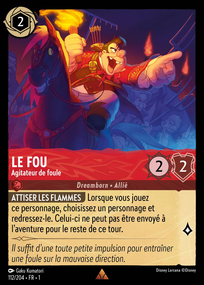 112/204 - Le Fou - Agitateur de foule