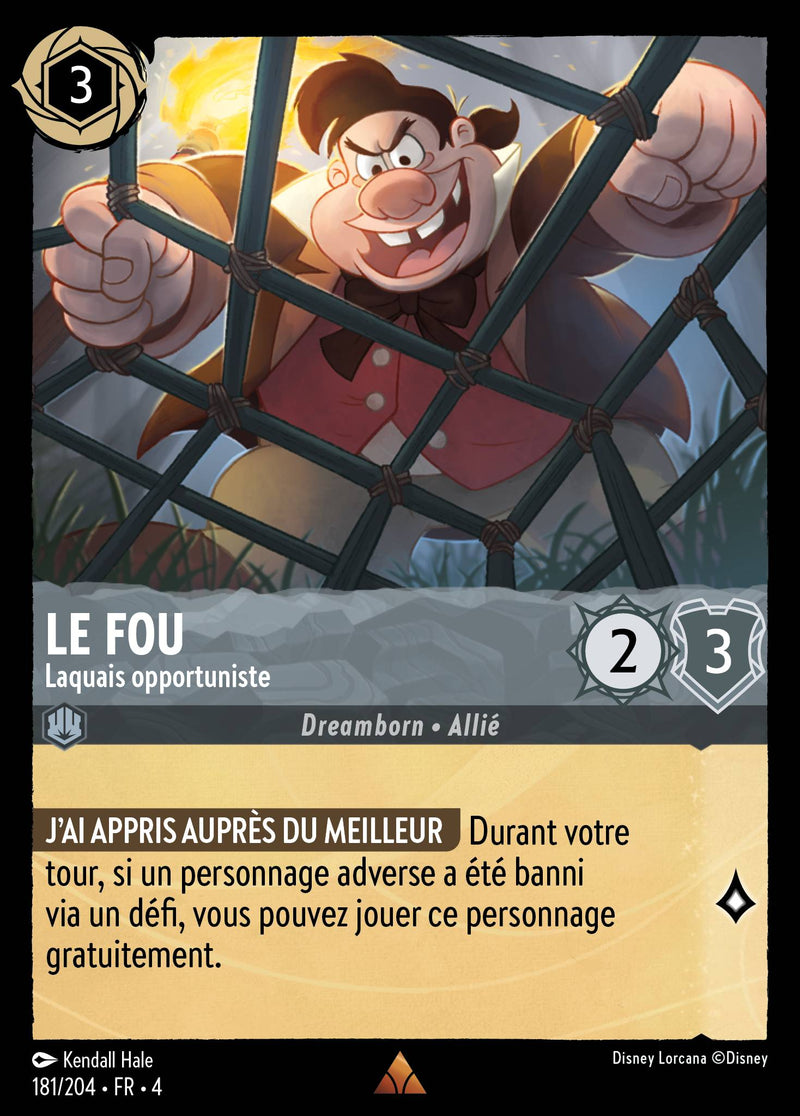 181/204 - Le Fou - Laquais opportuniste