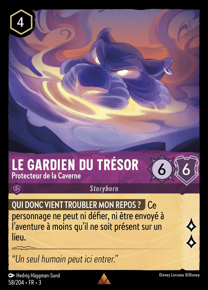 058/204 - Le Gardien du Trésor - Protecteur de la Caverne