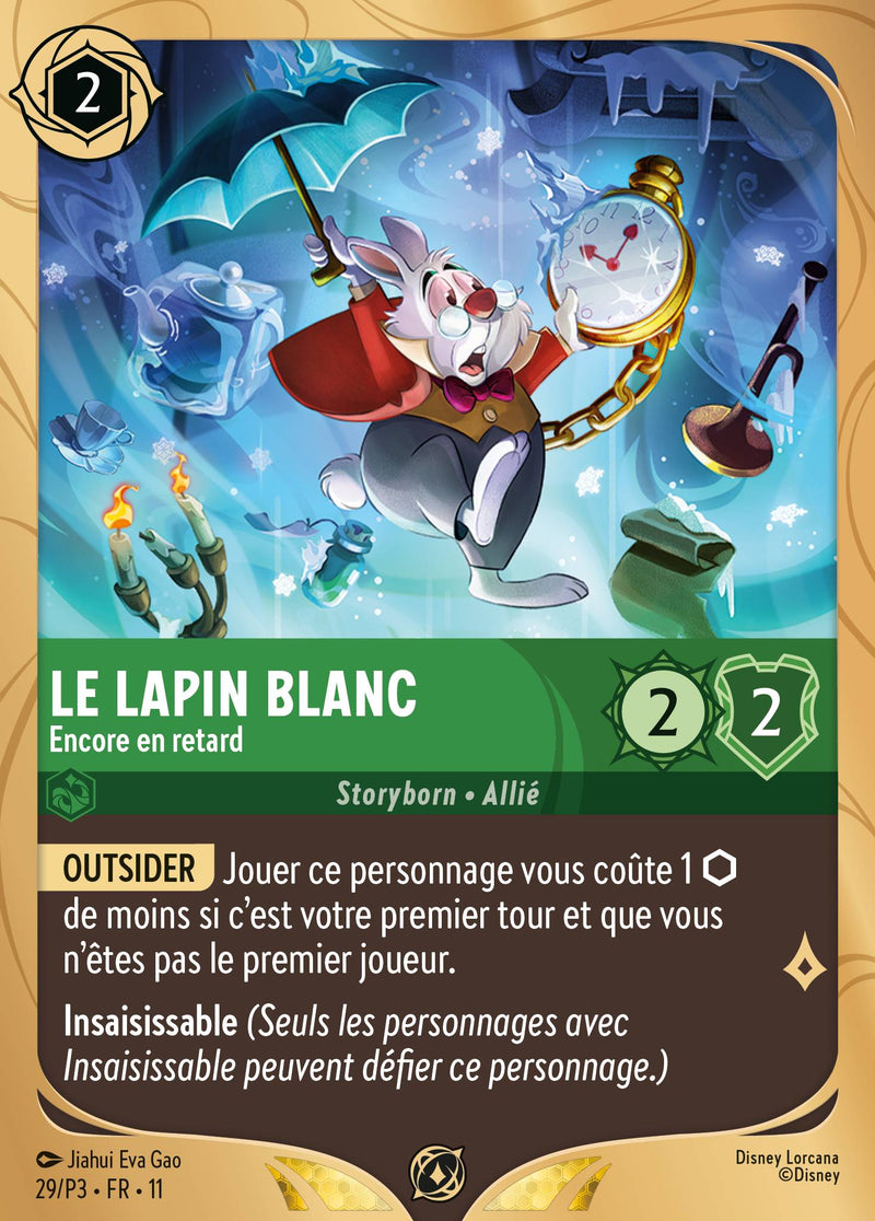 029/204 - Le lapin blanc - Encore en retard