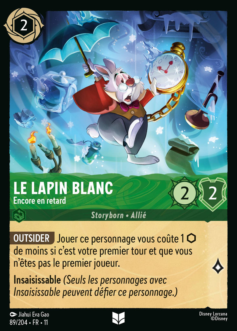 089/204 - Le lapin blanc - Encore en retard