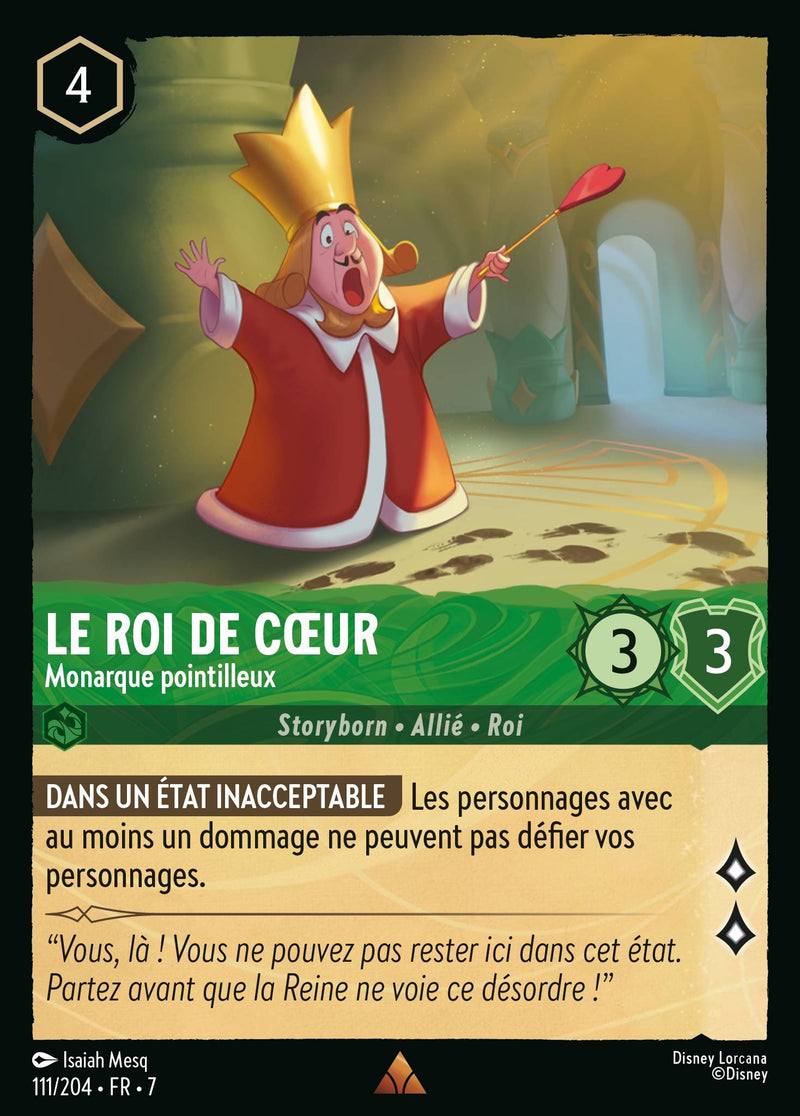 111/204 - Le Roi de Cœur - Monarque pointilleux