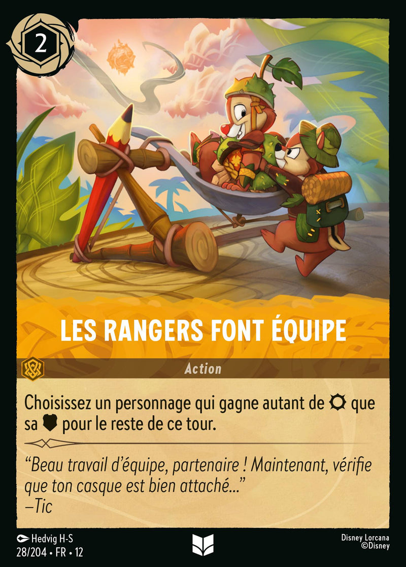 028/204 - Les rangers font équipe