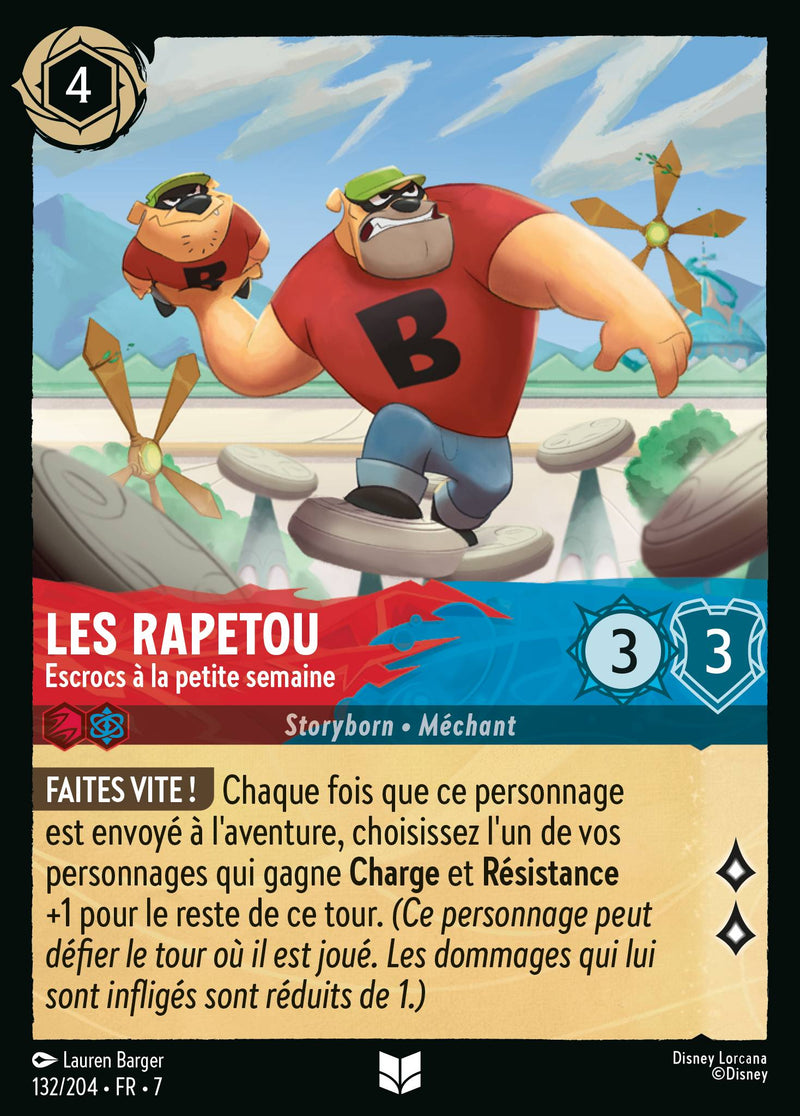 132/204 - Les Rapetou - Escrocs à la petite semaine