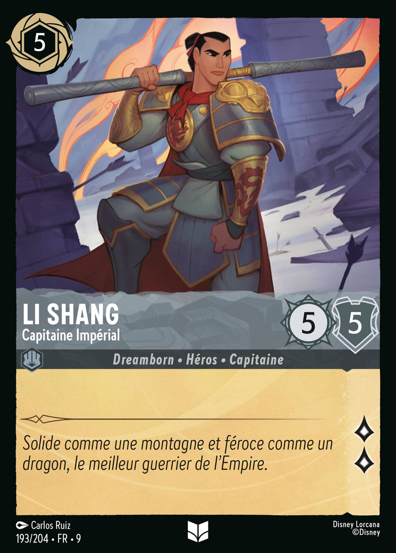 193/204 - Li Shang - Capitaine Impérial
