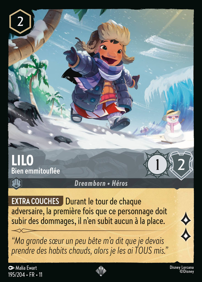 195/204 - Lilo - Bien emmitouflée
