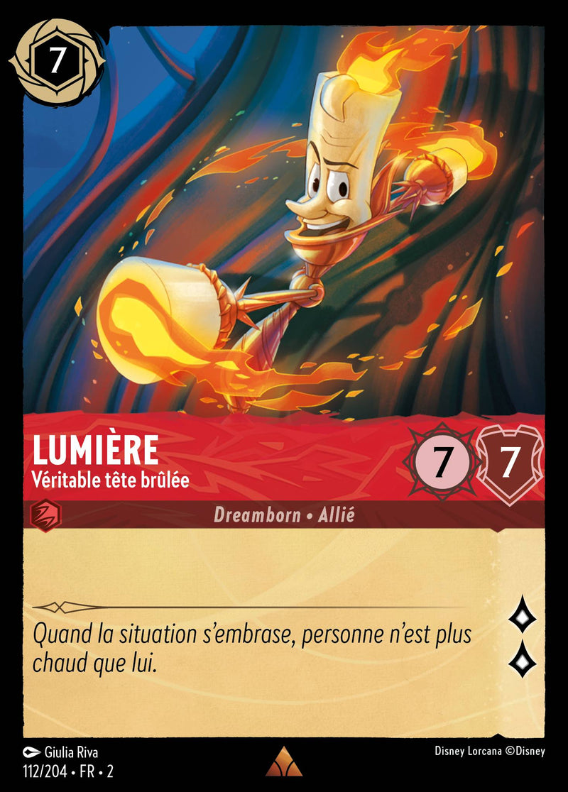 112/204 - Lumière - Véritable tête brûlée