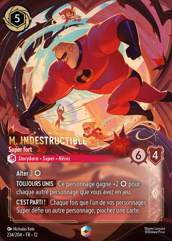 M. Indestructible - Super fort — Carte Disney Lorcana 234 Contrées Inconnues