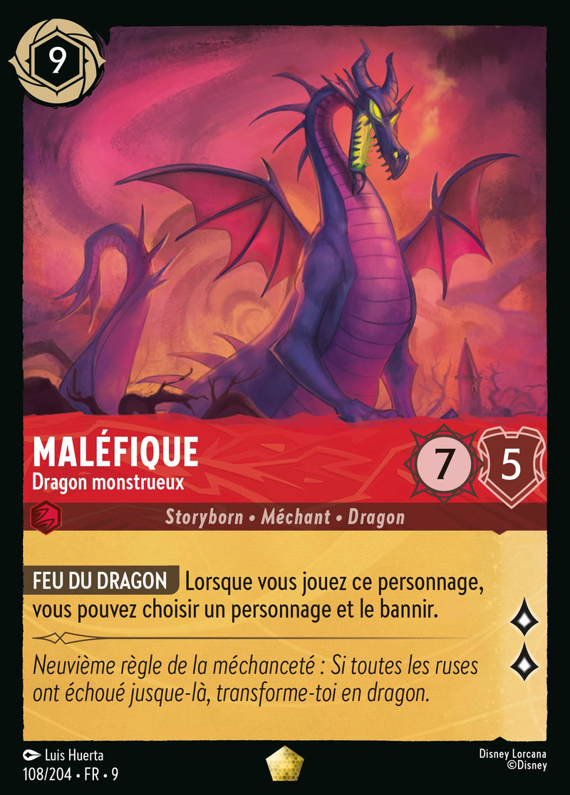 108/204 - Maléfique - Dragon monstrueux